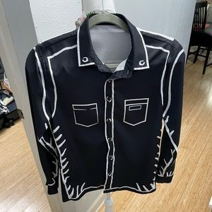 2D button down shirt